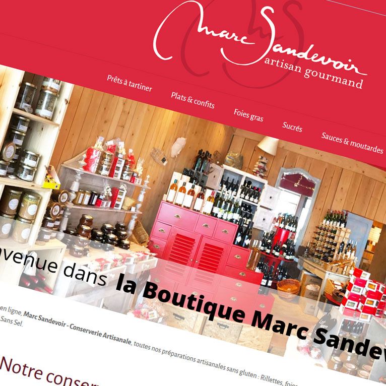 Boutique Woocommerce Marc Sandevoir